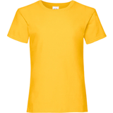 Yellow T-shirts Children's Clothing Fruit of the Loom Girl's Valueweight T-shirt 5-pack - Sunflower