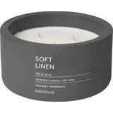 Grey Scented Candles Blomus Fraga Soft Linen Large Scented Candle 400g