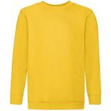 Girls Sweatshirts Fruit of the Loom Childrens Unisex Set In Sleeve Sweatshirt - Sunflower (UTBC1366-55)