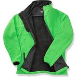 Result Women's Printable Softshell Jacket - Vivid Green/Black