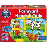 Children's Board Games - Educational Orchard Toys Farmyard Heads and Tails