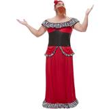 Smiffys Bearded Lady Costume Red