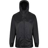 Black Outerwear Regatta Men's Pack-It III Waterproof Jacket - Black