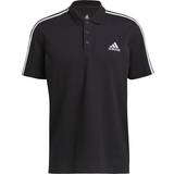 Adidas Men Polo Shirts on sale adidas Aeroready Essentials Pique Embroidered Small Logo 3-Stripes Polo Shirt - Black/White
