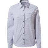 Craghoppers NosiLife Gisele Long Sleeved Shirt - Paradise Blue Print