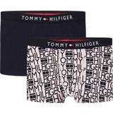 Tommy Hilfiger Boxer Shorts Children's Clothing Tommy Hilfiger Logo Waistband Organic Cotton Trunks 2-pack - Mbu/Flag/Logo/Aop/Desert Sky (UB0UB00291)
