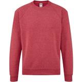Red Sweatshirts Children's Clothing Fruit of the Loom Kid's Raglan Sleeve Sweatshirt - Heather Red