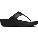 Fitflop Slippers & Sandals Fitflop Lulu Leather Toe-Post - Black