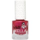 Water Based Nail Products Miss Nella Peel off Kids Nail Polish #801 Tickle Me Pink Glitter 4ml