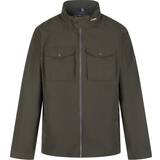 Regatta Haldor Waterproof Jacket with Concealed Hood - Dark Khaki