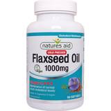 Omega-3-6-9 Fatty Acids Natures Aid Flaxseed Oil 1000mg 90 pcs