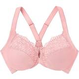 Pink Bras Glamorise Front Close T-Back WonderWire Bra - Pink Blush