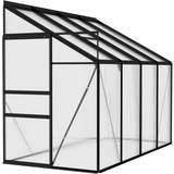 Polycarbonate Lean-to Greenhouses vidaXL 312045 5.02m² Aluminum Polycarbonate