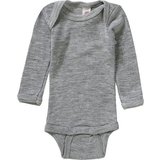 Silk Bodysuits Children's Clothing ENGEL Natur Baby Body L/S - Light Gray Melange (709010-091)