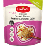 Linwoods Milled Flaxseed Almonds Brazil Nuts Walnuts & Co-Enzyme Q10 360g