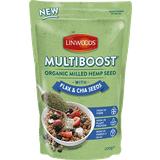 Nuts & Seeds on sale Linwoods MULTIBOOST Organic Milled Hemp Seed with Flax & Chia Seeds 200g