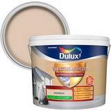 Dulux Concrete Paint Dulux Weathershield Ultimate Protection Smooth Masonry Wall Paint Sandstone 10L
