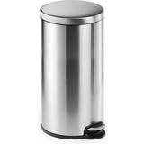 Durable Pedal Bin Stainless Steel Round 30L