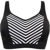 Pour Moi Energy Rush Lightly Padded Underwired Sports Bra - Black/White
