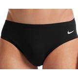 Men's Underwear Nike Solid Swimming Briefs - Black/Black/White