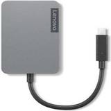 Cable Adapters - Grey Cables Lenovo Travel USB C - VGA/RJ45/HDMI/USB A Adapter
