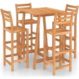 vidaXL 3057849 Outdoor Bar Set, 1 Table incl. 4 Chairs