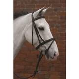 Hy Equestrian Hy Padded Flash Bridle with Rubber Grip Reins