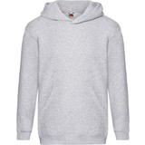 S Sweatshirts Fruit of the Loom Kid's Premium Hooded Sweatshirt - Heather Grey (62-037-094)