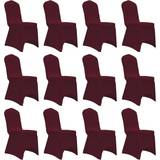 vidaXL 279093 12-pack Loose Chair Cover Red