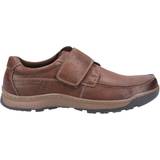 Velcro Low Shoes Hush Puppies Casper Touch Fastening M - Brown