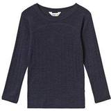 Wool Base Layer Children's Clothing Joha Blouse L/S - Navy Blue (16981-185-413)
