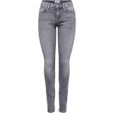 Only Shape Life Reg Skinny Fit Jeans - Grey/Grey Denim