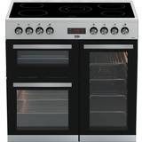 90cm - Electric Ovens Ceramic Cookers Beko KDVC90X Stainless Steel