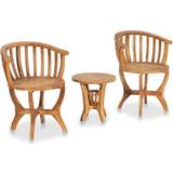 VidaXL Bistro Sets Garden & Outdoor Furniture vidaXL 49383 Bistro Set, 1 Table incl. 2 Chairs