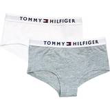 Cotton Knickers Tommy Hilfiger Logo Panties 2-pack - Gray Melange (UG0UG004630TE)