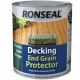 Ronseal Green - Wood Protection Paint Ronseal Decking End Grain Protector Wood Protection Green 0.75L