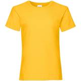 Fruit of the Loom Girl's Valueweight T-shirt 2-pack - Sunflower