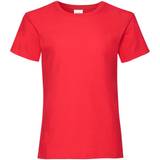 Fruit of the Loom Girl's Valueweight T-shirt 2-pack - Red