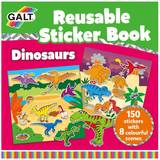 Animals Stickers Galt Reusable Sticker Books Dinosaurs