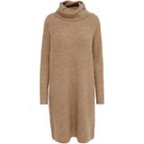 Wool Dresses Only Jana Long Knitted Dress - Brown/Indian Tan