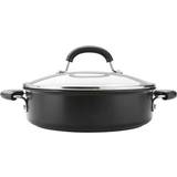Shallow Casseroles Circulon Total Hard Anodized with lid 4.7 L 28 cm