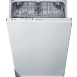 Fully integrated slimline dishwasher Indesit DSIE2B10UKN Integrated