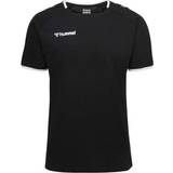 Hummel Kid's Authentic Poly Jersey T-shirt - Black/White