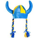 Buttericks Viking Helmet Blue/Yellow with Braids