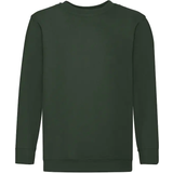 Green Sweatshirts Children's Clothing Fruit of the Loom Childrens Unisex Set In Sleeve Sweatshirt 2-pack - Bottle Green