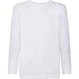Lycra Children's Clothing Fruit of the Loom Childrens Unisex Set In Sleeve Sweatshirt 2-pack - White