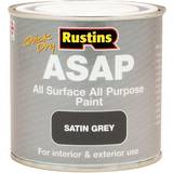 Rustins Grey - Wood Paints Rustins Quick Dry All Surface All Purpose Wood Paint Grey 1L