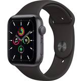 Apple Sleep Tracking Smartwatches Apple Watch SE 2020 44mm Aluminium Case with Sport Band