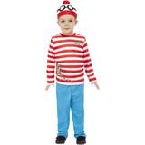 Red Fancy Dresses Smiffys Where's Wally Costume Red & White