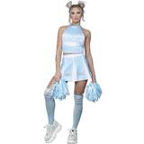 Smiffys Fever Angel Cheerleader Costume Blue